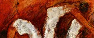 Closeup of Gary Welton's Painting: Swan