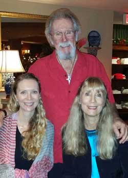 Owner Dick Sargent with Kim Jacoby, & her daughter, Lara Smith